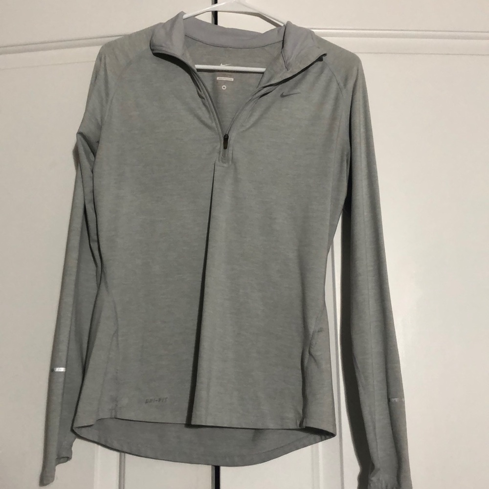 Gray Nike Quarter Zip